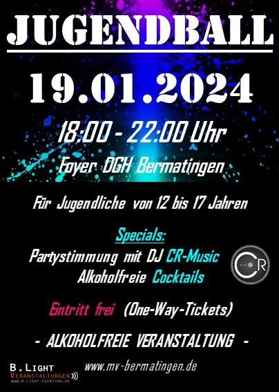 JUGENDBALL – Let’s Party!!!